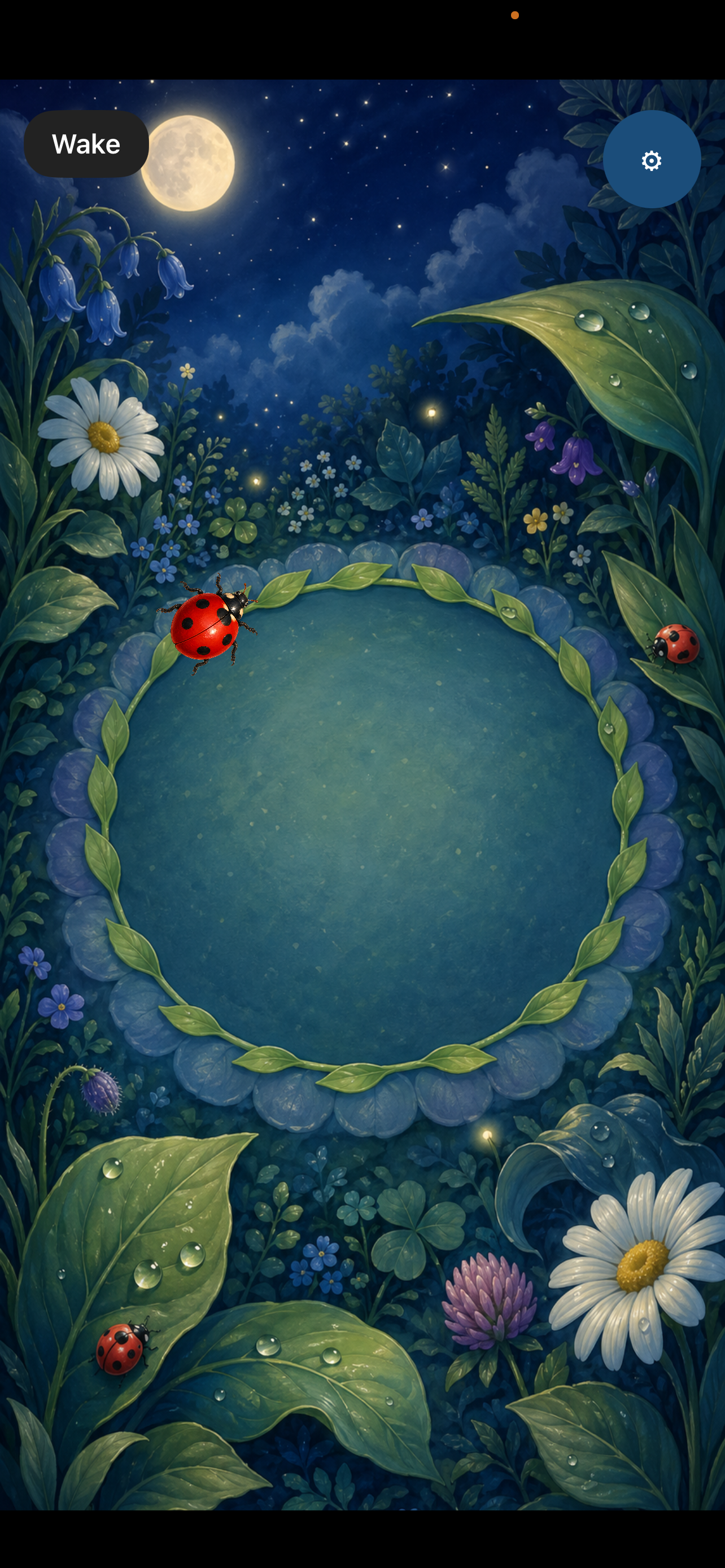 Nuzzla Clock ladybird theme screenshot